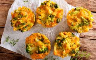 Закусочные маффины с сыром и курицей