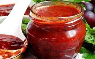 Помидоры с чесноком через мясорубку без варки на зиму. Рецепт классический аджика