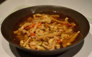польская кухня густой суп из рубцов