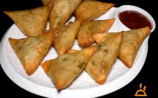 Самса с мясом: пошаговый рецепт